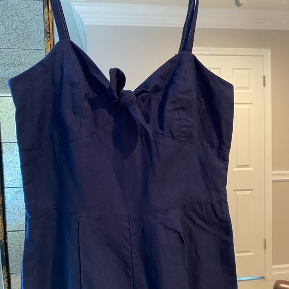 J.Crew Tie-Front Wide-Leg Jumpsuit - Picture 3 of 6